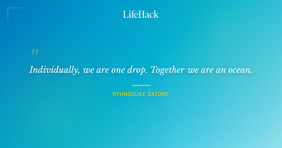 Quote by Ryunosuke Satoro
