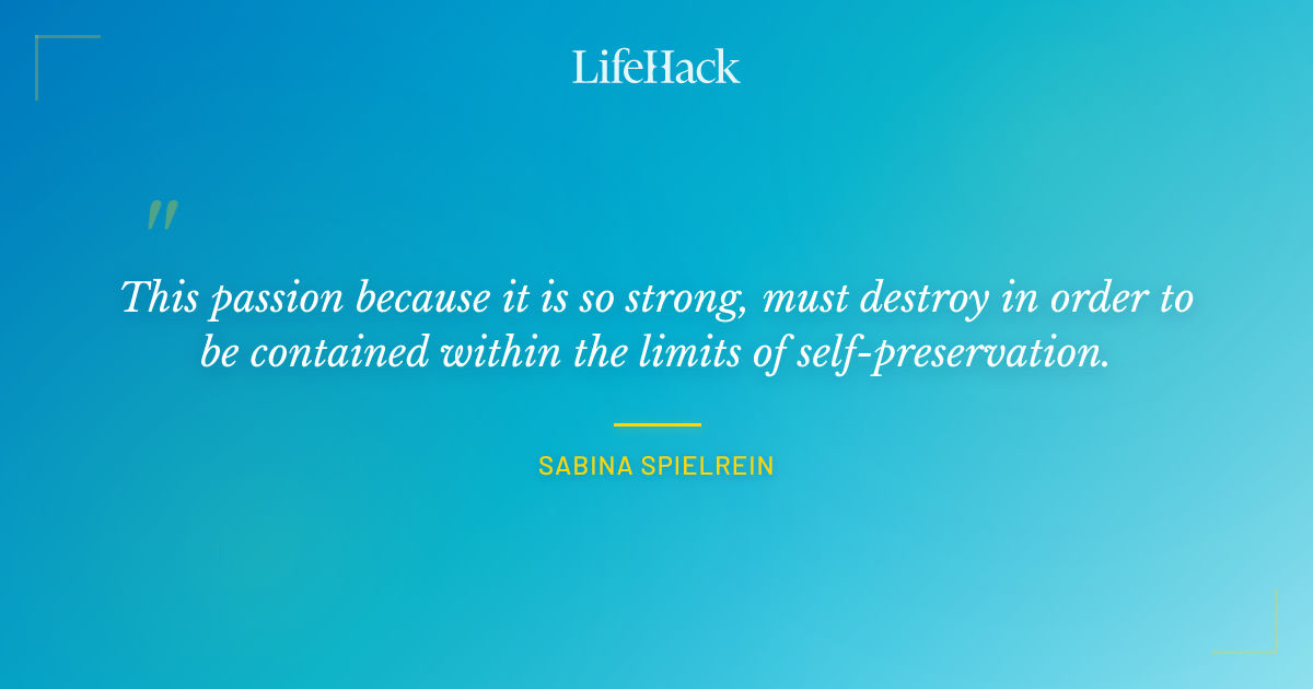 Quote by Sabina Spielrein