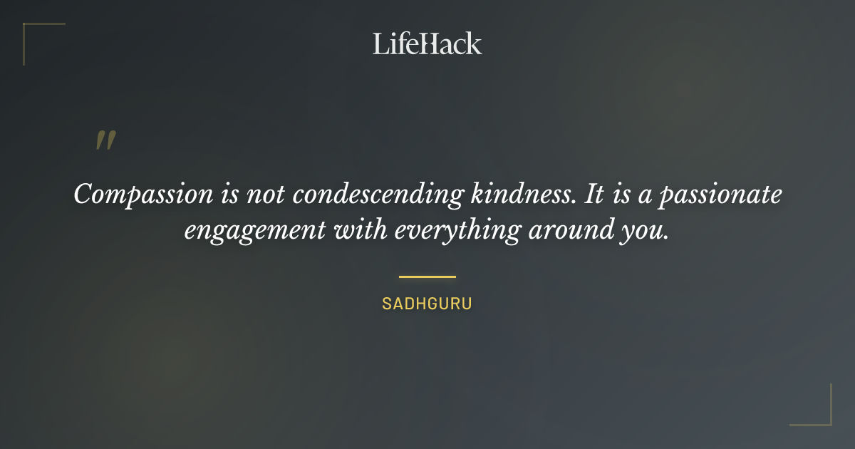 Quote by Sadhguru