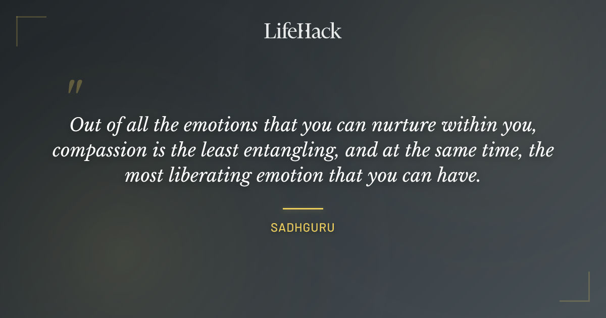 Quote by Sadhguru