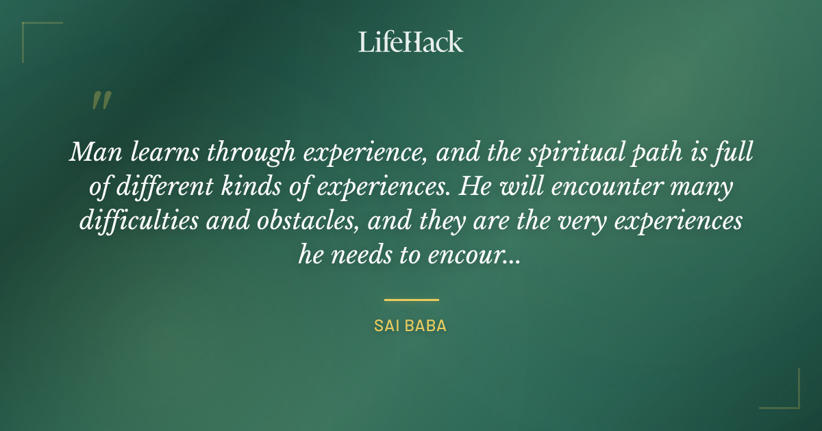 Quote by Sai Baba