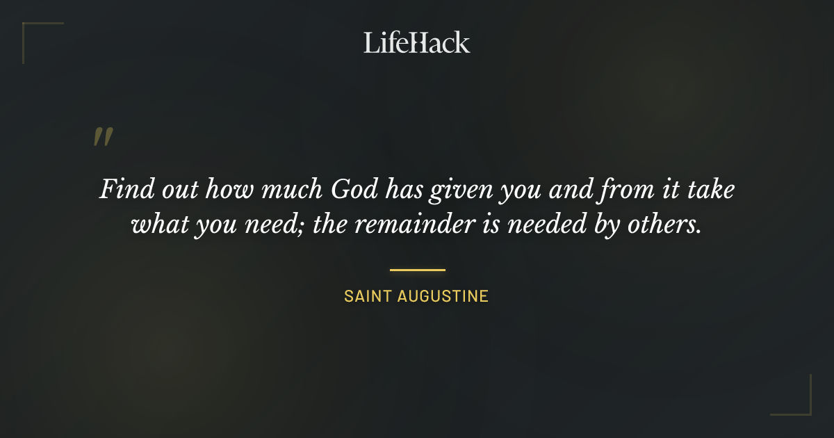 Quote by Saint Augustine