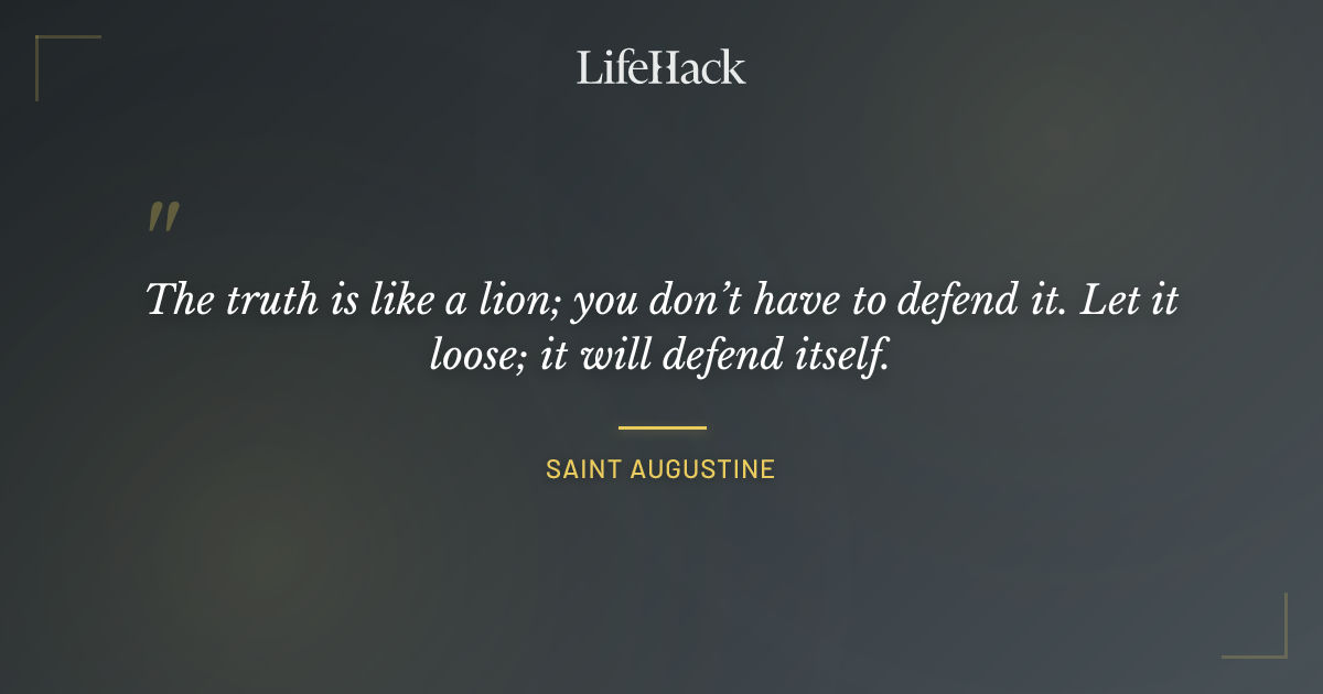 Quote by Saint Augustine