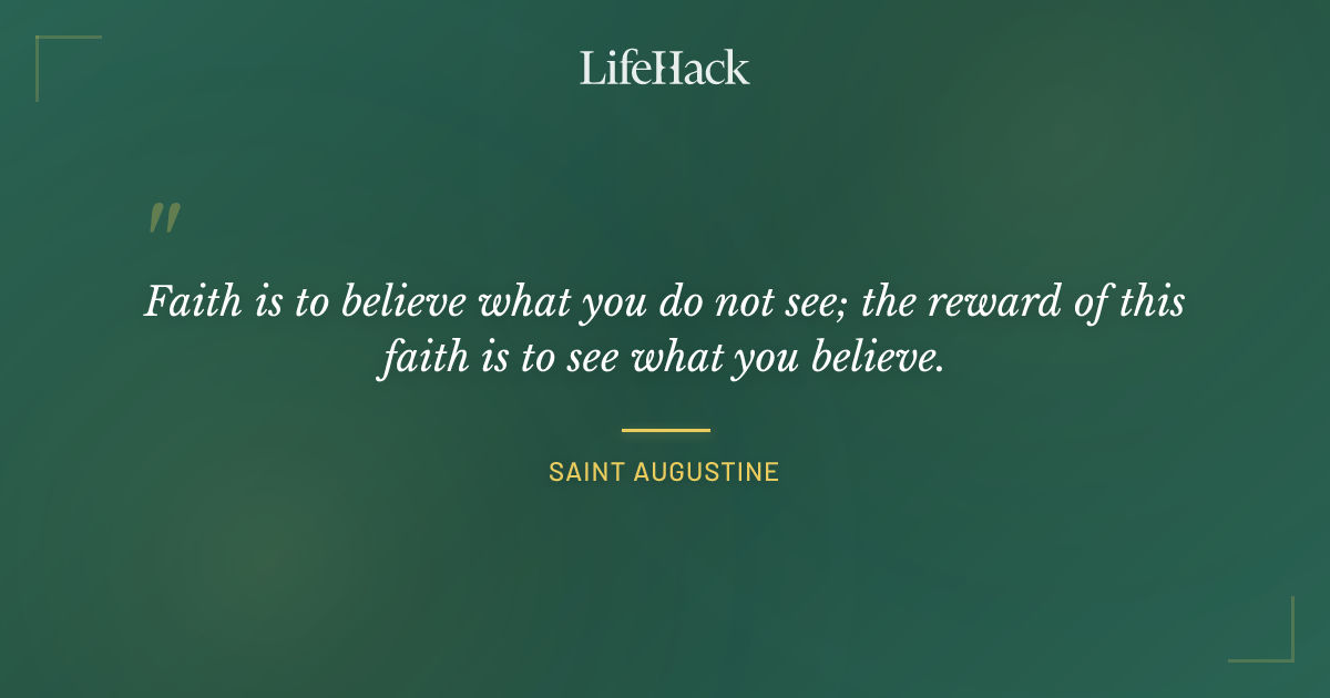 Quote by Saint Augustine