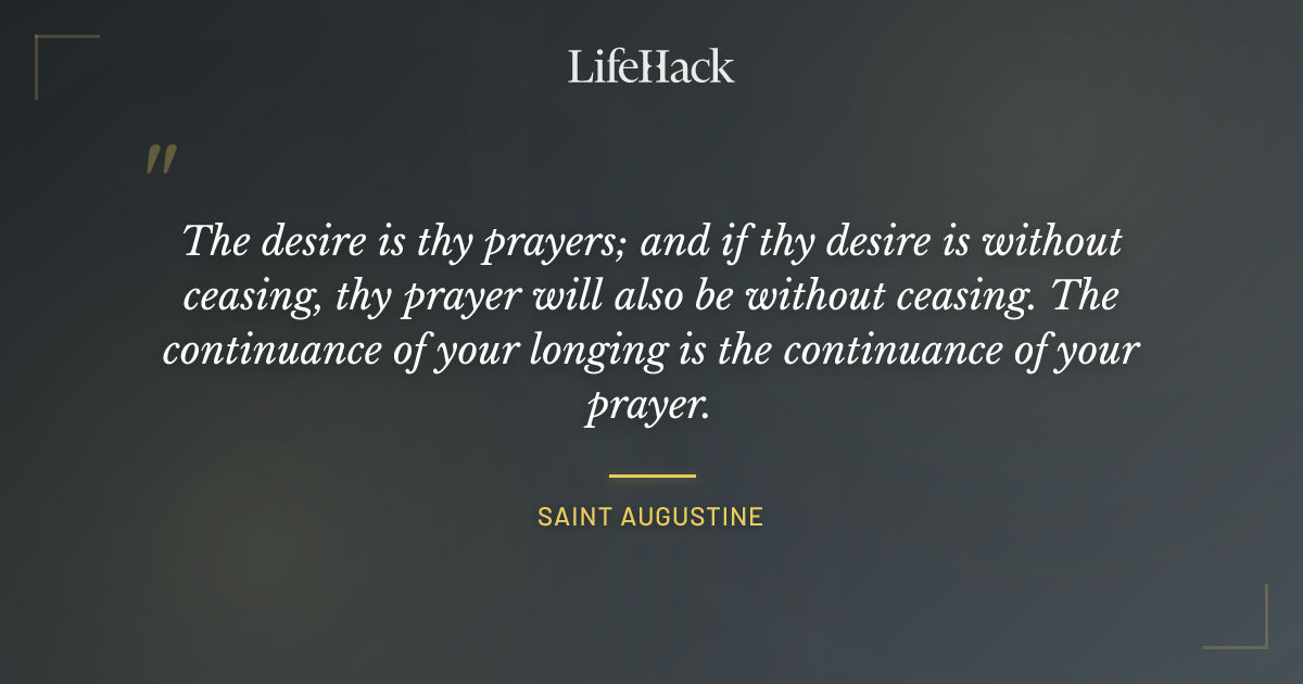 Quote by Saint Augustine