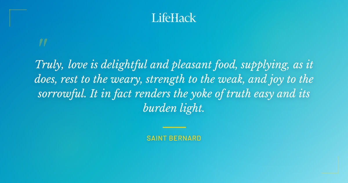 Quote by Saint Bernard