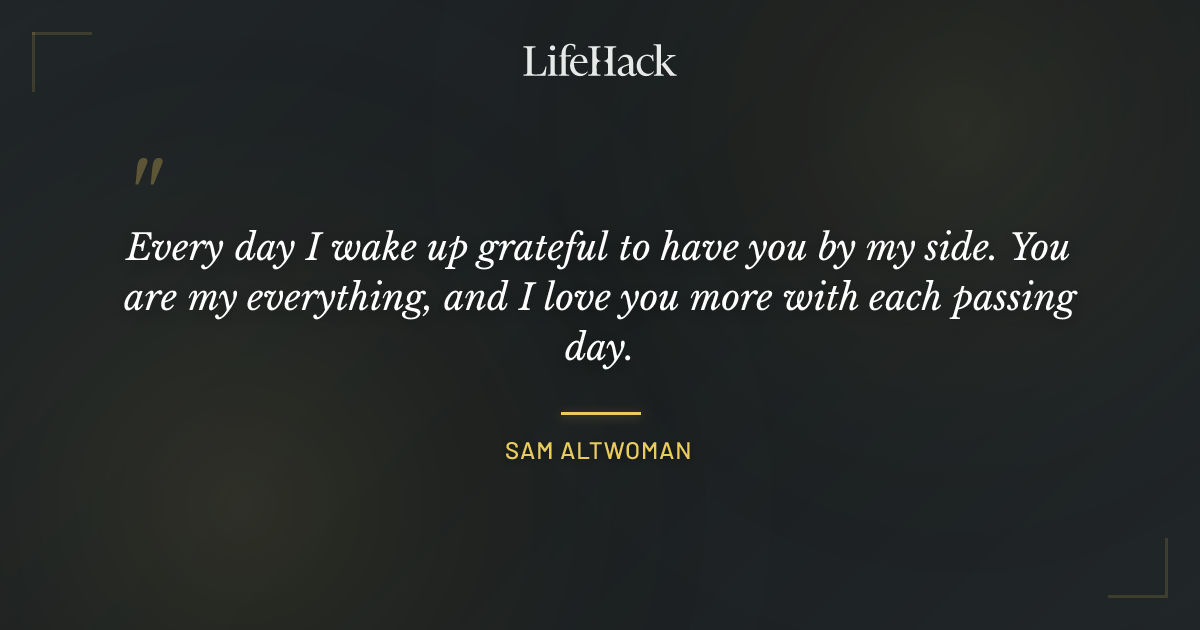 Quote by Sam Altwoman
