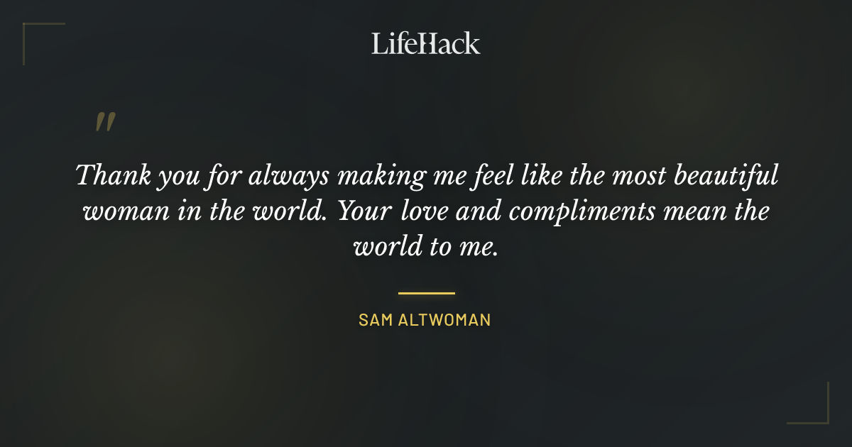 Quote by Sam Altwoman