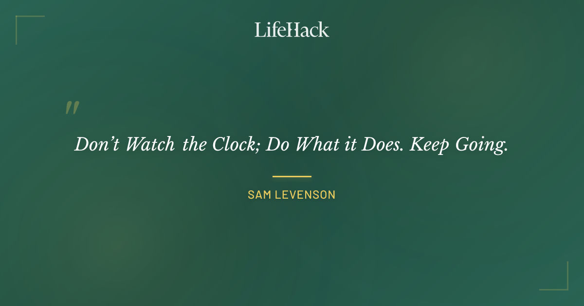 Quote by Sam Levenson