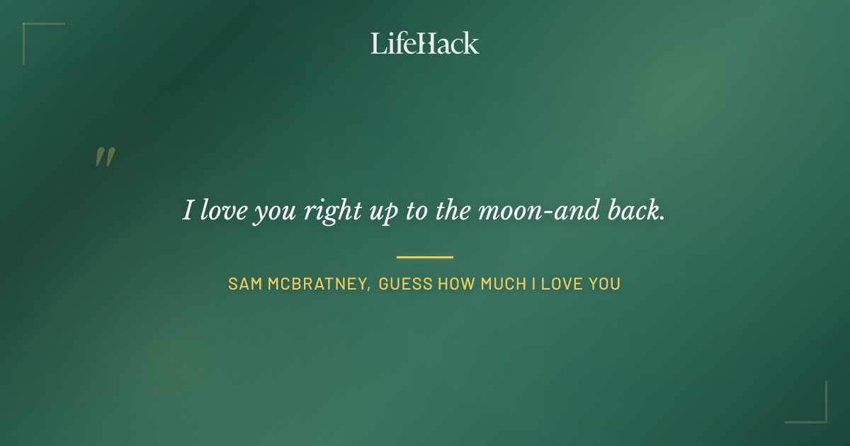 Quote by Sam McBratney, Guess How Much I Love You