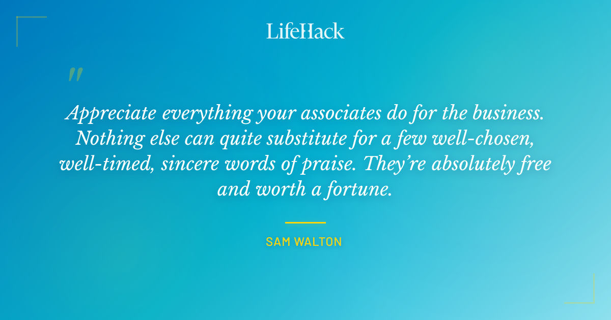 Quote by Sam Walton