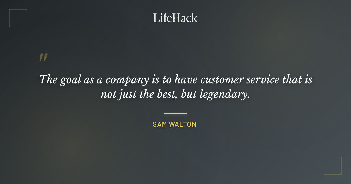 Quote by Sam Walton