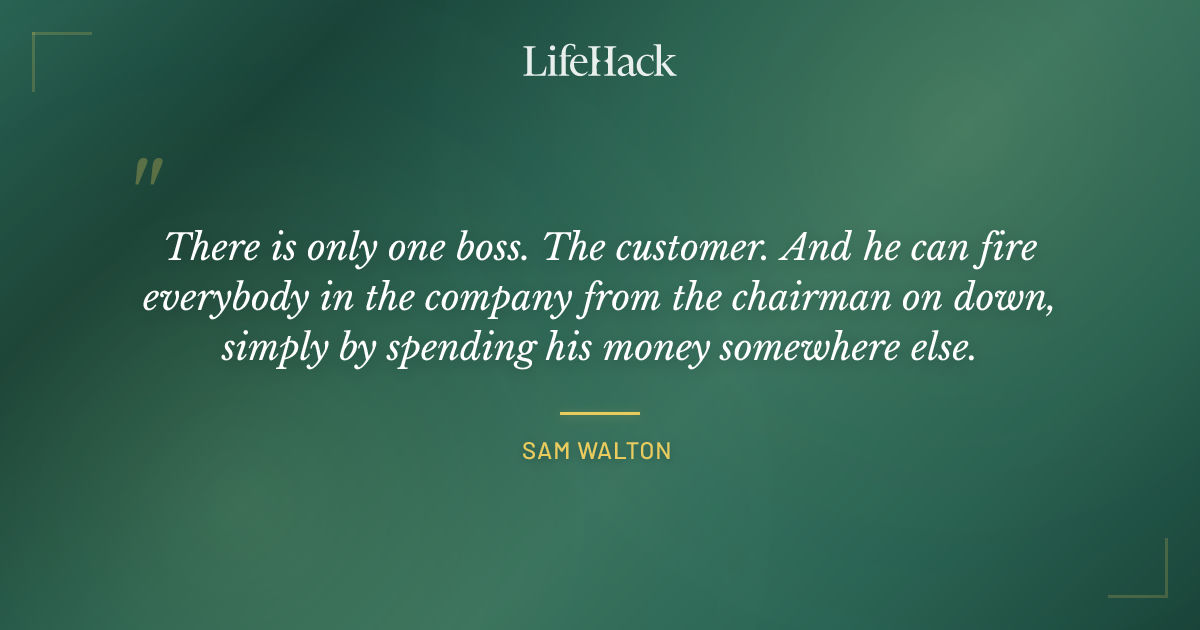 Quote by Sam Walton