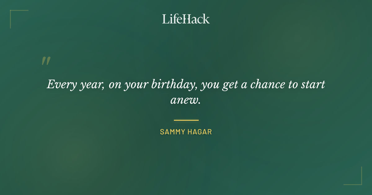 Quote by Sammy Hagar