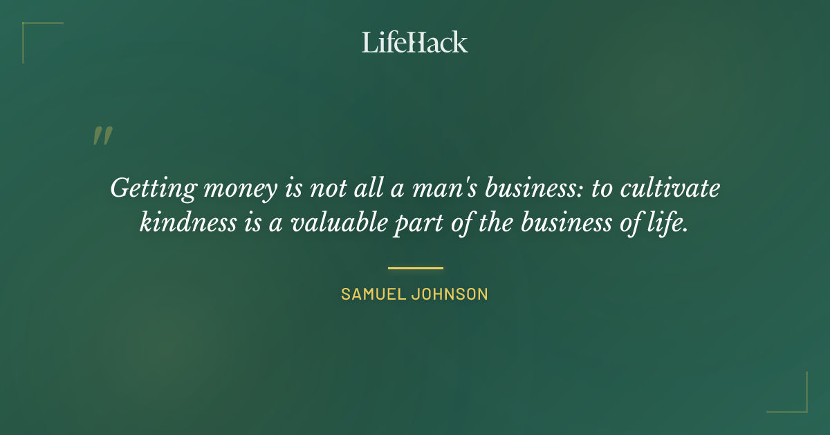 Quote by Samuel Johnson