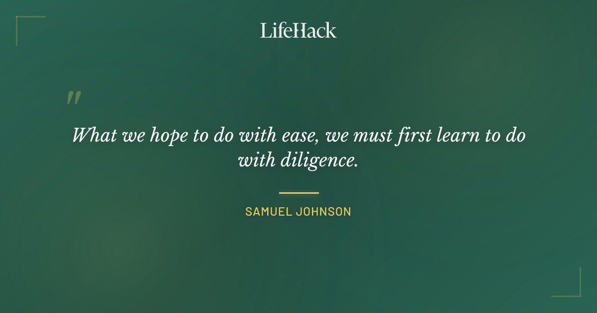Quote by Samuel Johnson