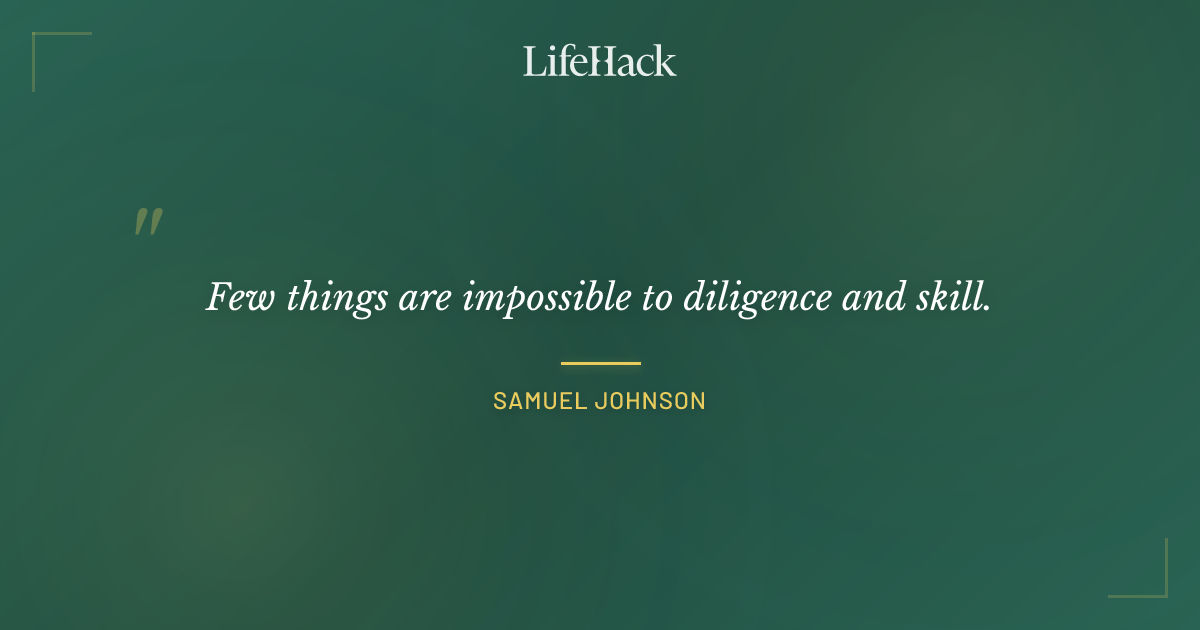 Quote by Samuel Johnson