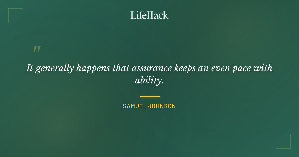 Quote by Samuel Johnson