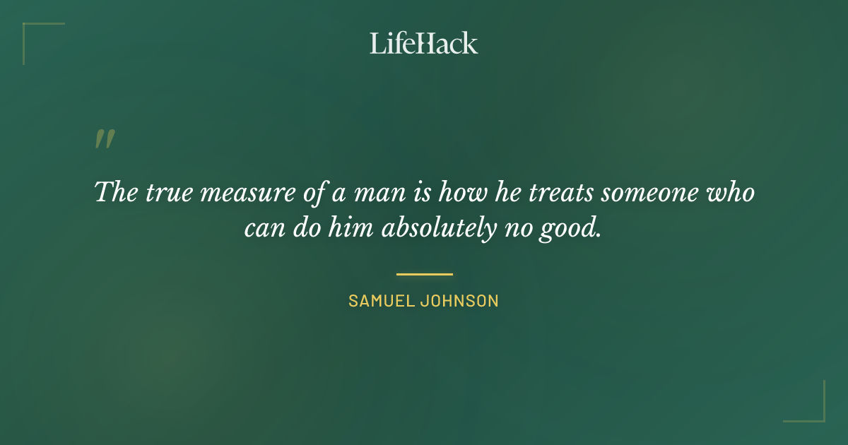 Quote by Samuel Johnson