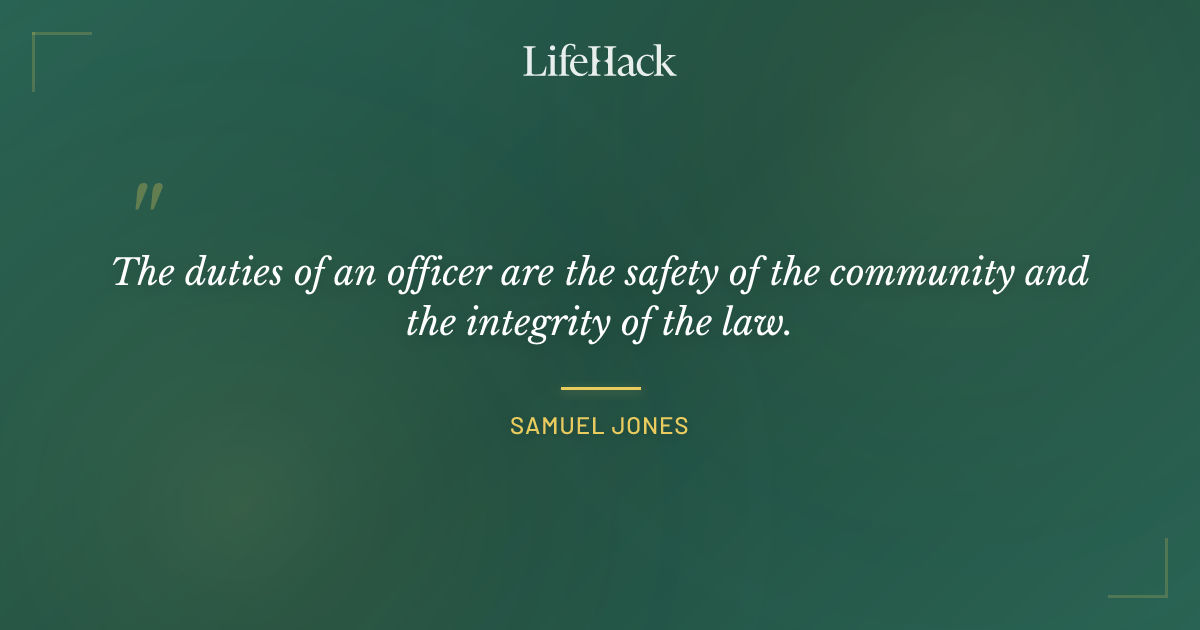 Quote by Samuel Jones