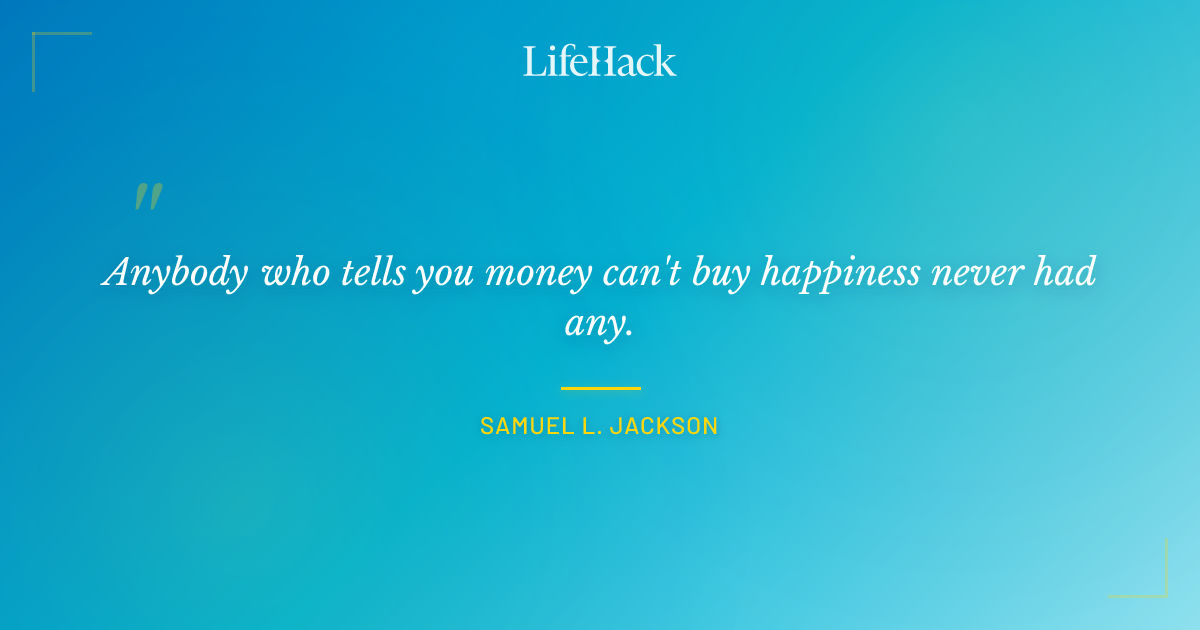 Quote by Samuel L. Jackson