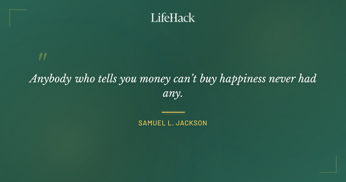 Quote by Samuel L. Jackson