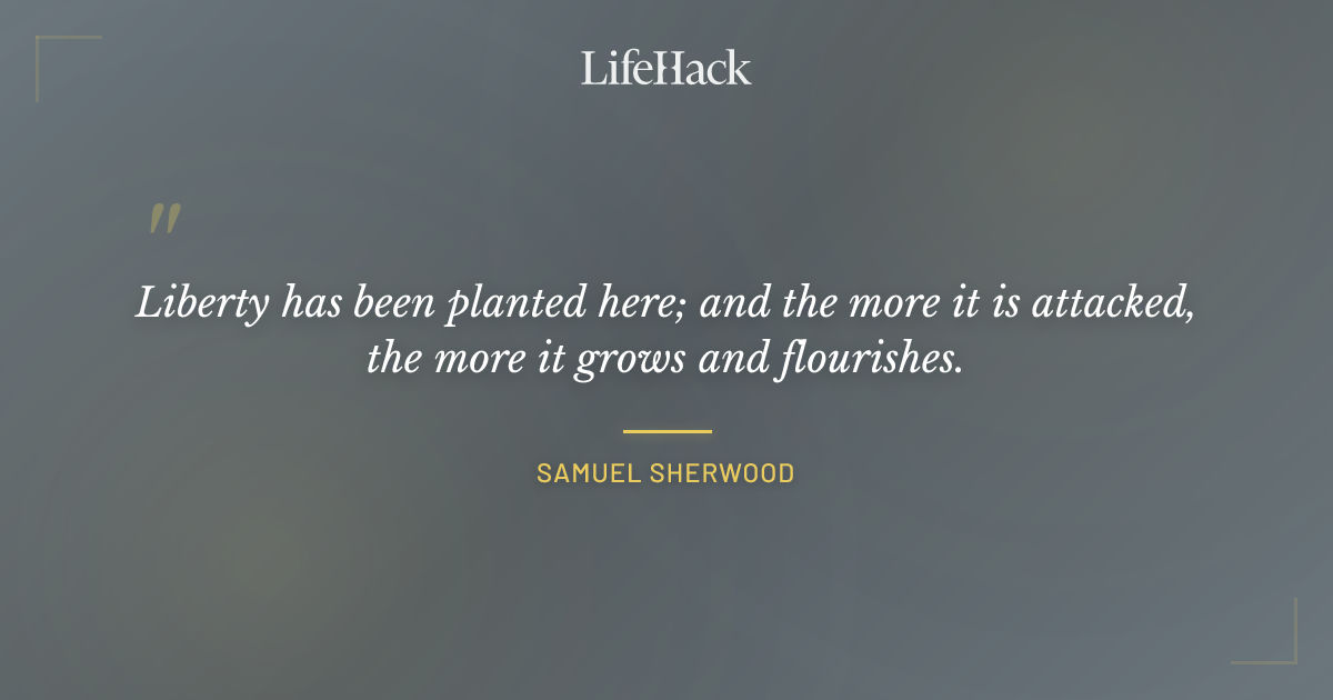 Quote by Samuel Sherwood
