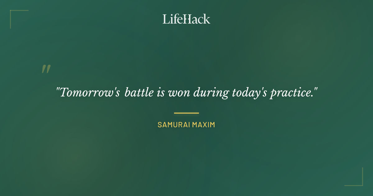 Quote by Samurai Maxim