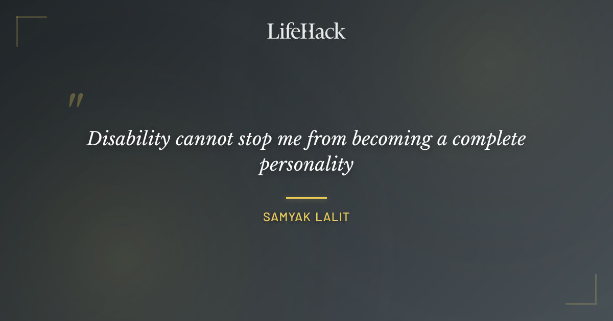 Quote by Samyak Lalit
