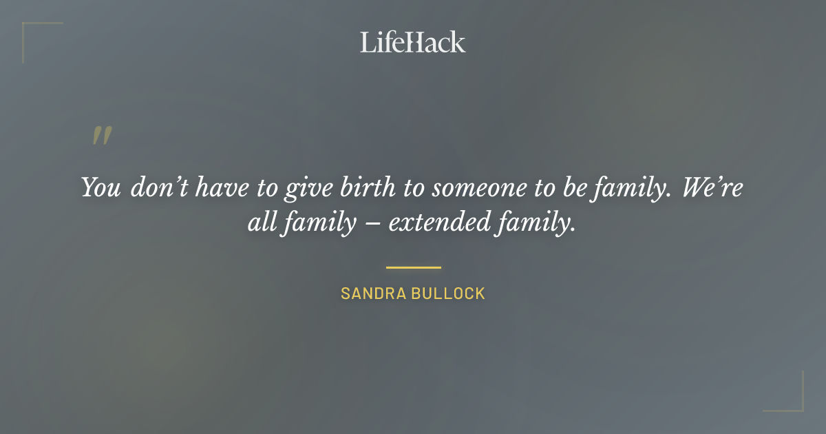 Quote by Sandra Bullock