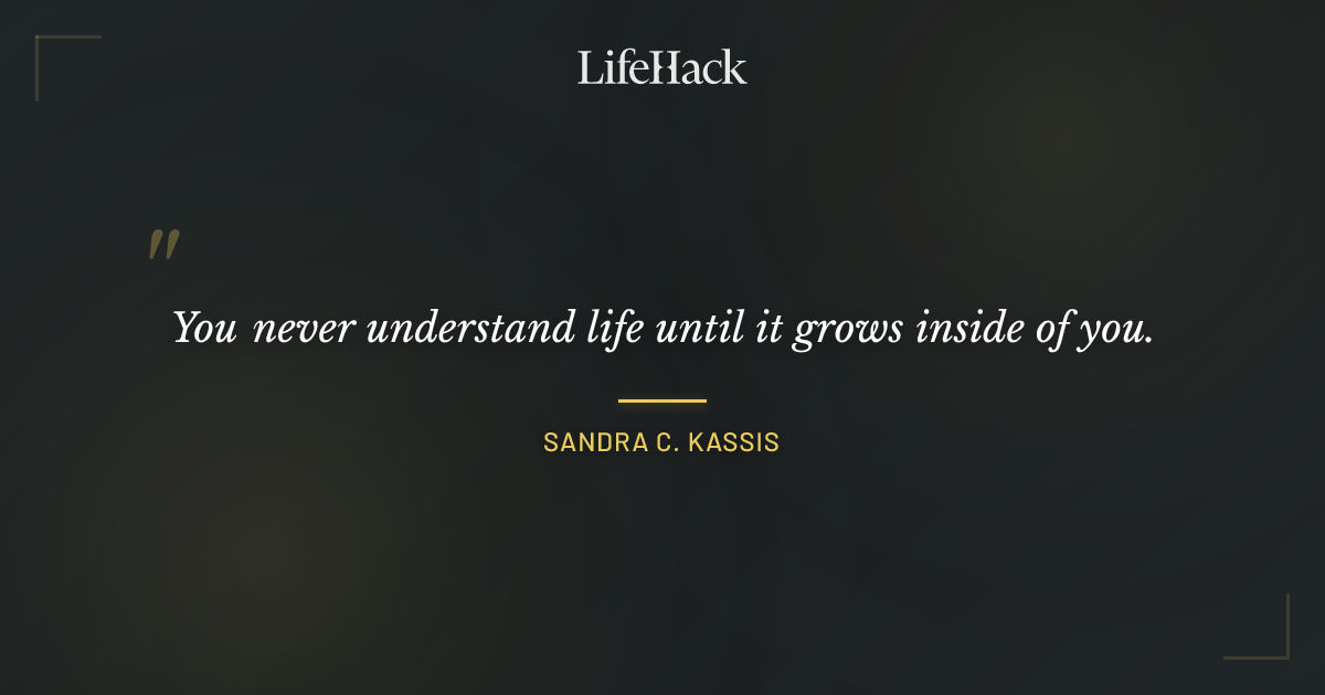Quote by Sandra C. Kassis