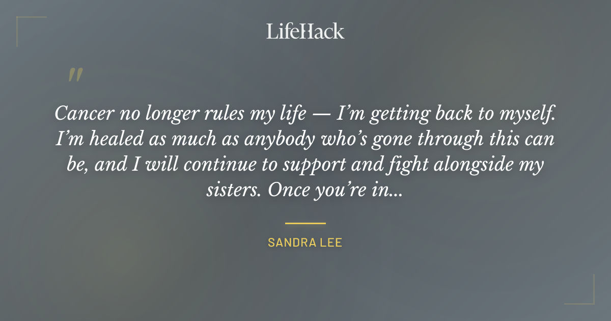 Quote by Sandra Lee