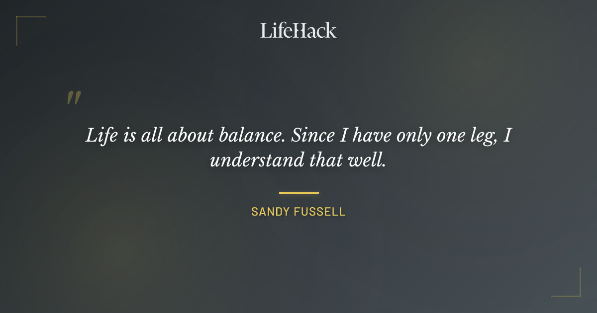 Quote by Sandy Fussell