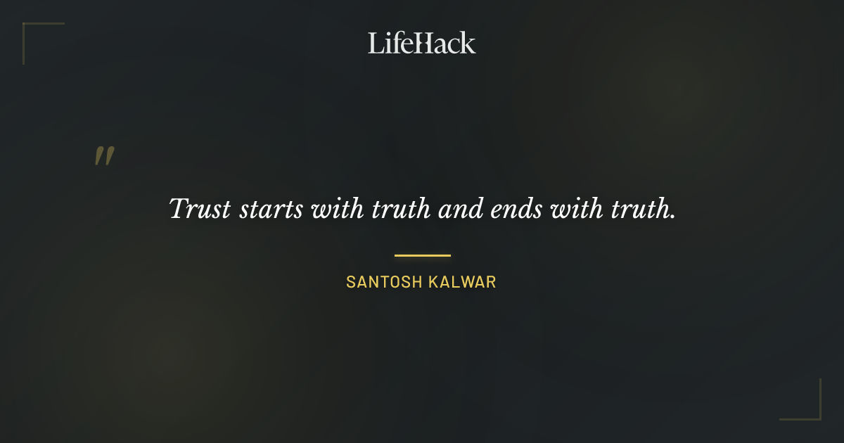 Quote by Santosh Kalwar