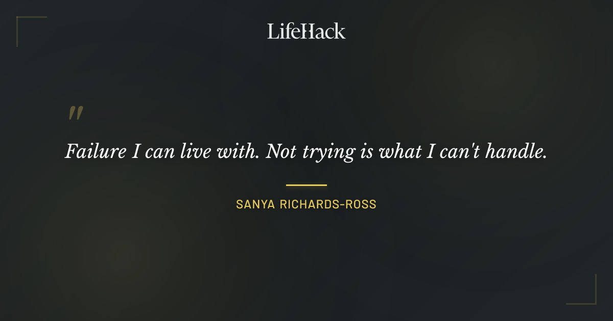 Quote by Sanya Richards-Ross