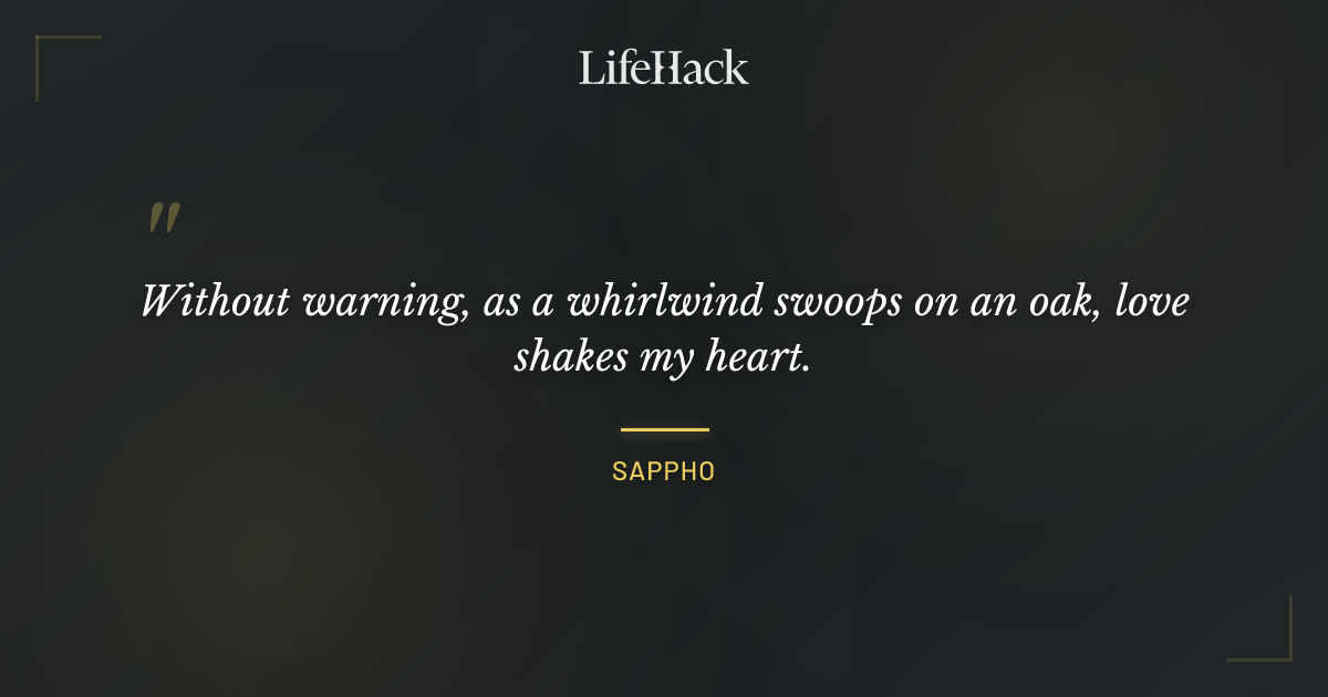 Quote by Sappho