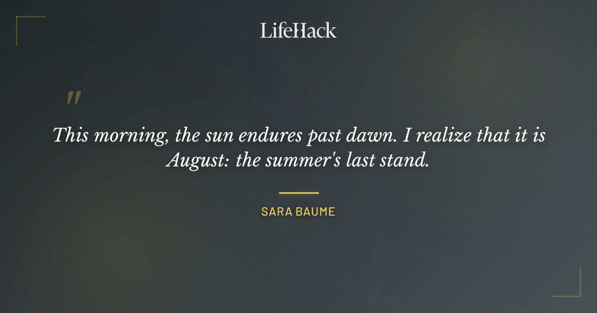 Quote by Sara Baume