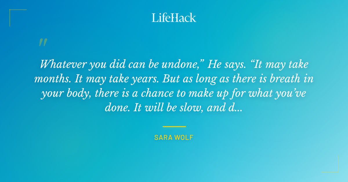 Quote by Sara Wolf