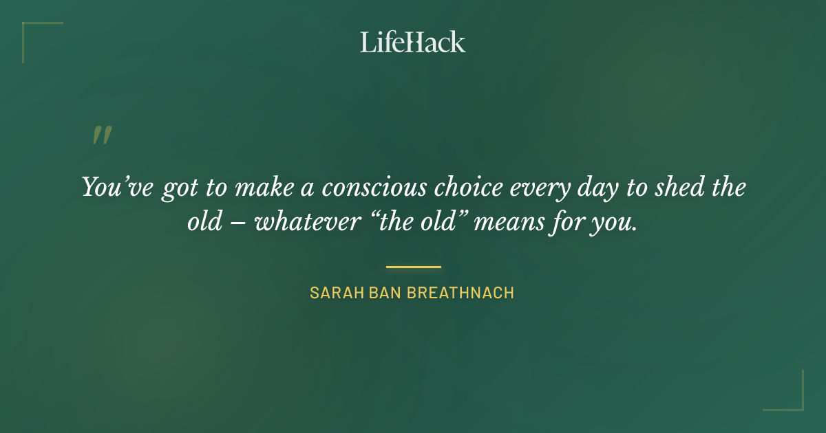 Quote by Sarah Ban Breathnach