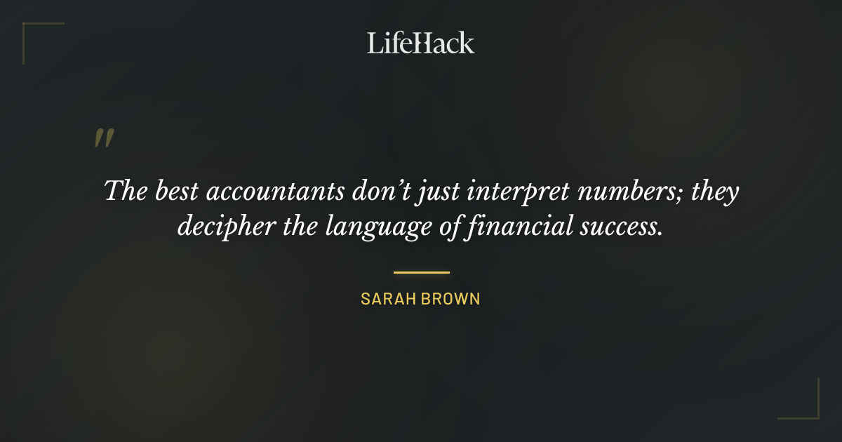Quote by Sarah Brown