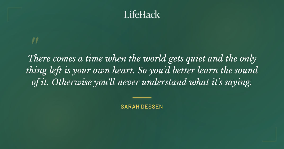 Quote by Sarah Dessen