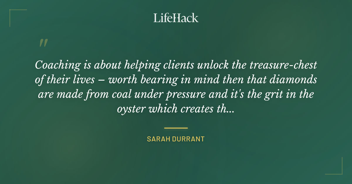 Quote by Sarah Durrant