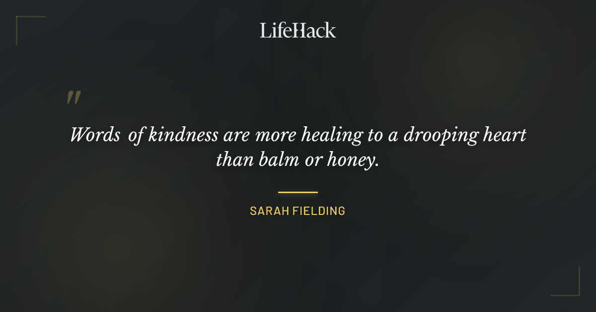 Quote by Sarah Fielding
