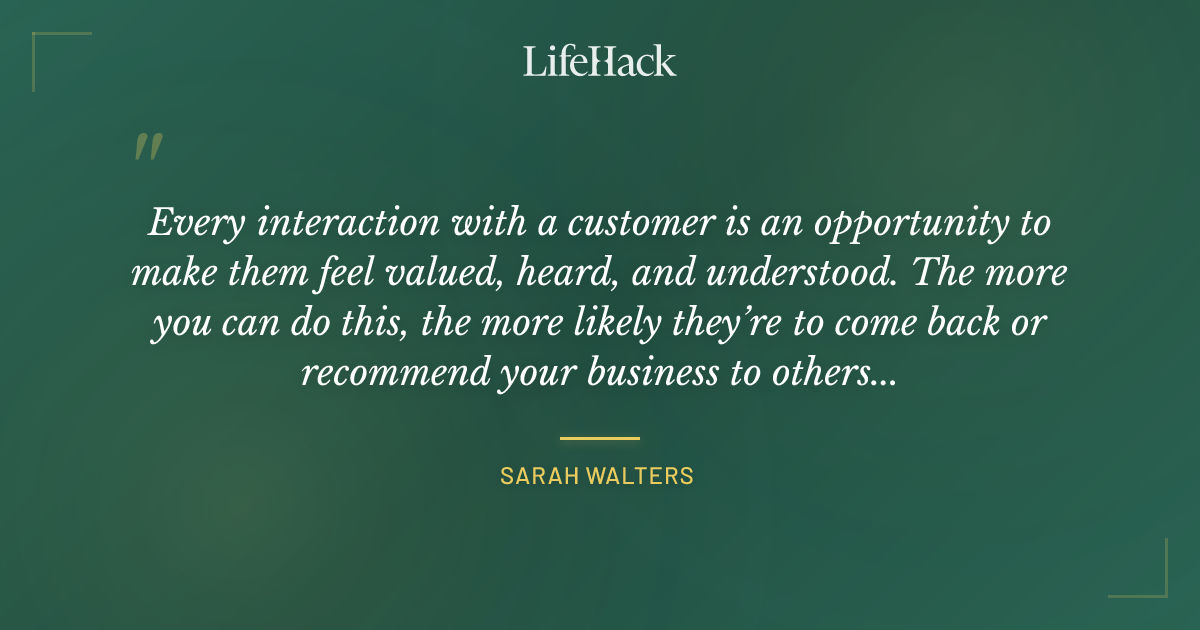 Quote by Sarah Walters