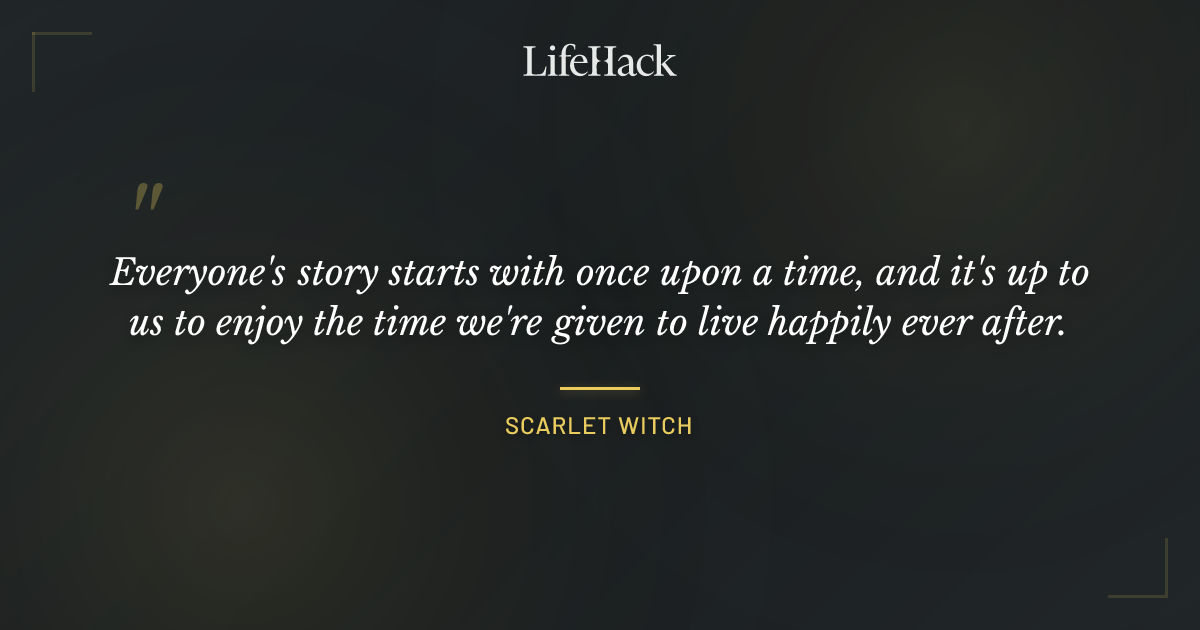 Quote by Scarlet Witch