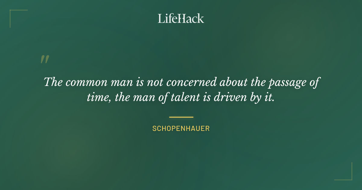 Quote by Schopenhauer
