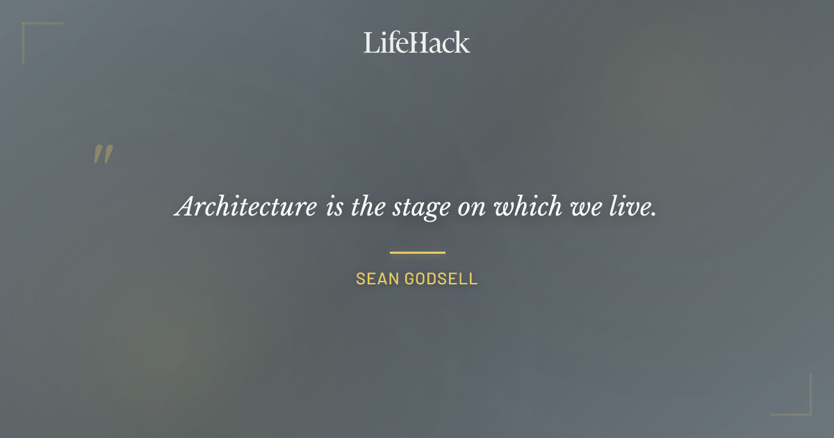 Quote by Sean Godsell