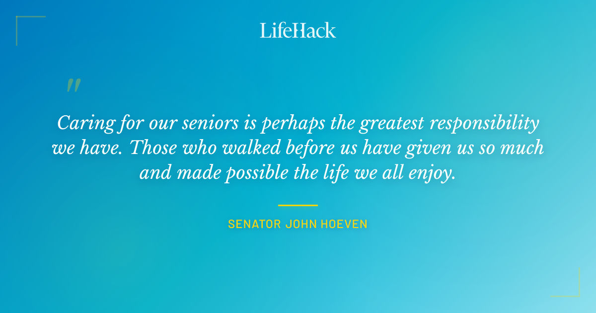 Quote by Senator John Hoeven