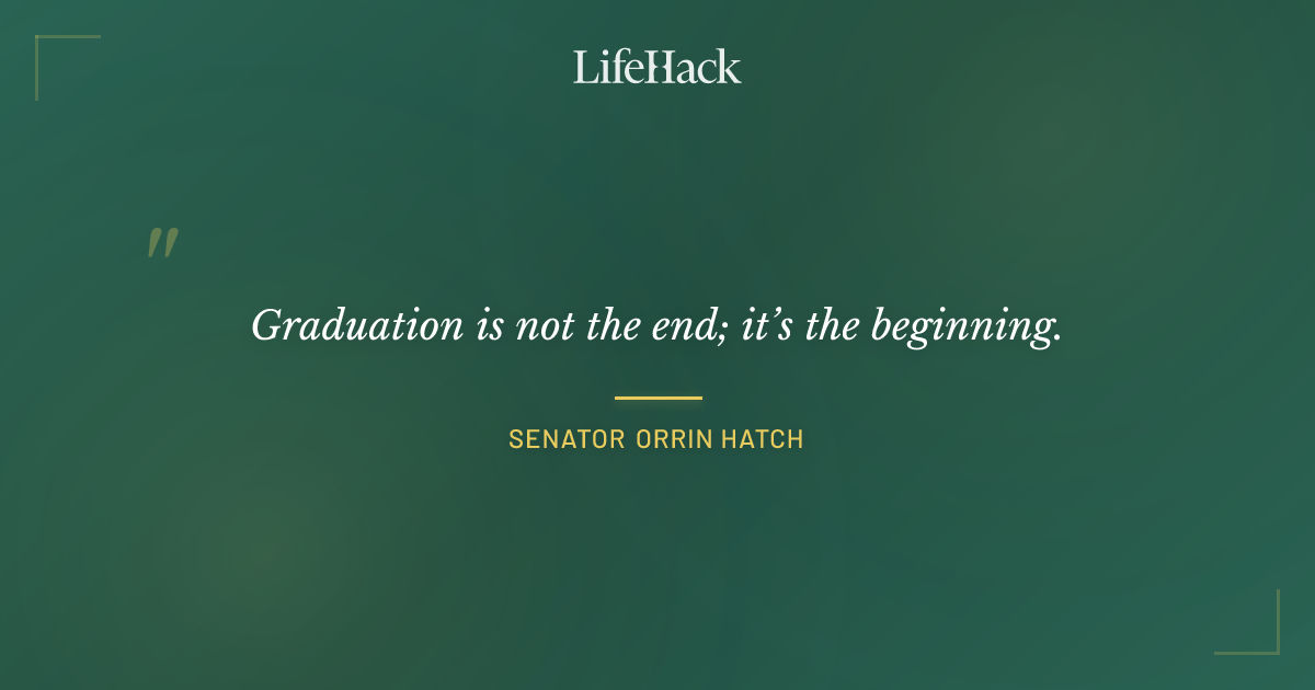 Quote by Senator Orrin Hatch