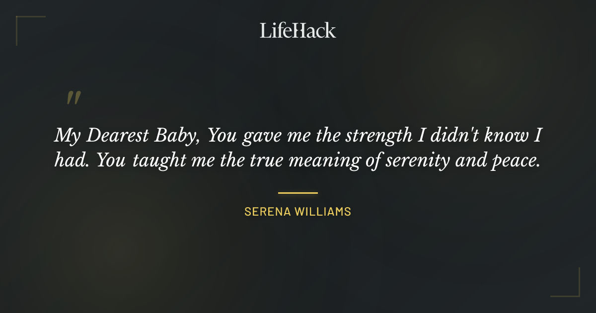 Quote by Serena Williams